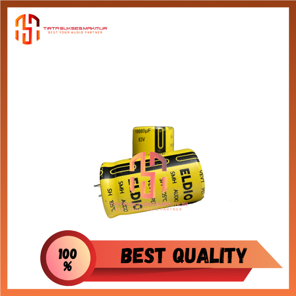 ELCO ELDIO 10000uf 63v eldio elco 10000 63 eldio 10000 micro 63v Elco Eldio เนื้อหารับประกัน FULL
