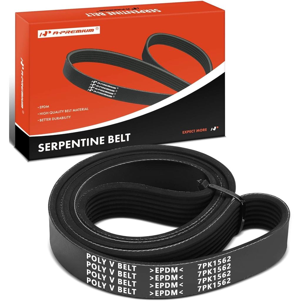 สายพานขับเครื่องยนต์ A-Premium เข้ากันได้กับ Nissan Quest 2011-2013 & Chevrolet C6500 C7500 Kodiak 2