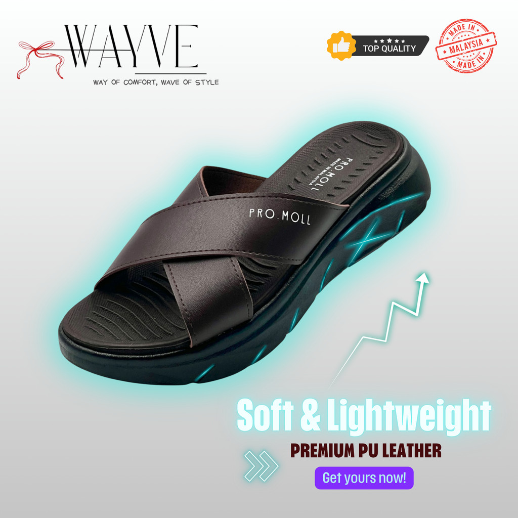 Wayve Women Soft Casual Comfort Wedges Sandals รองเท้าแตะ Wedges Perempuan Kasut Wanita - RR109