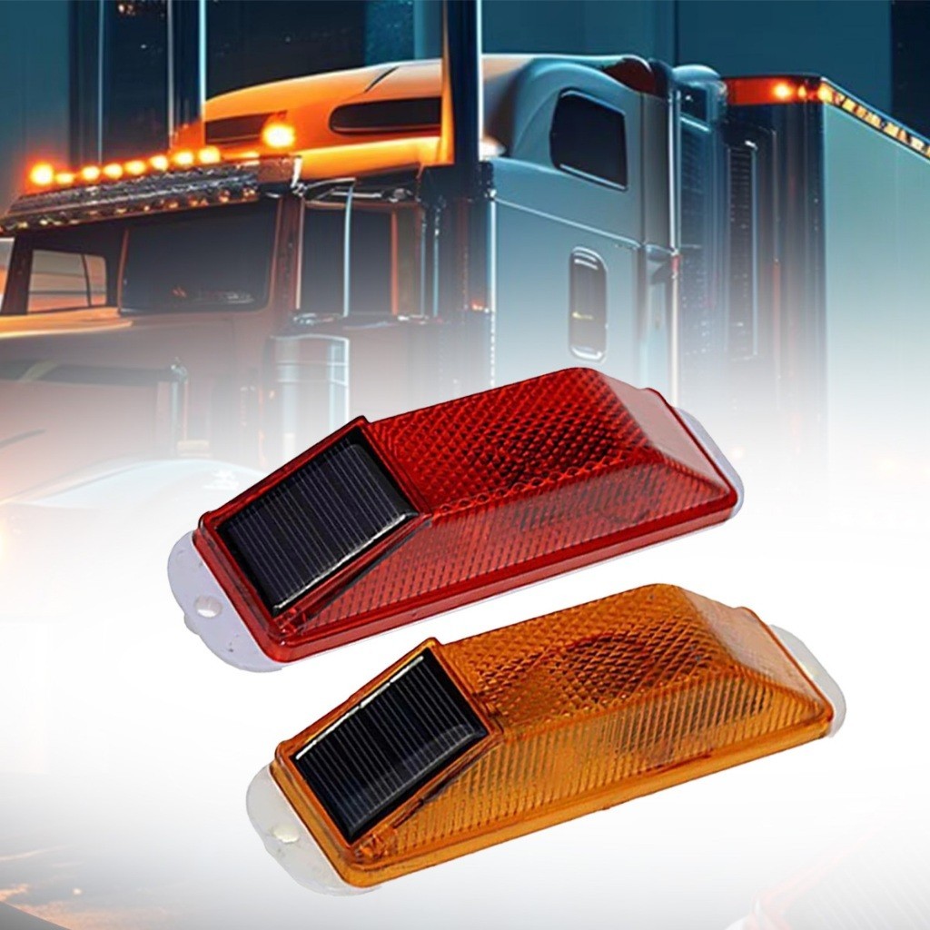 เก็บปลายทาง！ไฟสัญญาณจราจรโซล่าเซลล์LED ไฟติดรถกระพริบ ติดรถบรรทุก มีกาวในตัว ใช้งานง่าย - รูปที่ 3