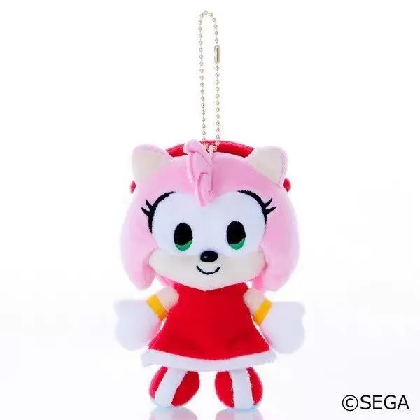 SEGA SEGA Hedgehog Sonic ตุ๊กตา Sonic ตุ๊กตา Amy จี้ตุ๊กตา