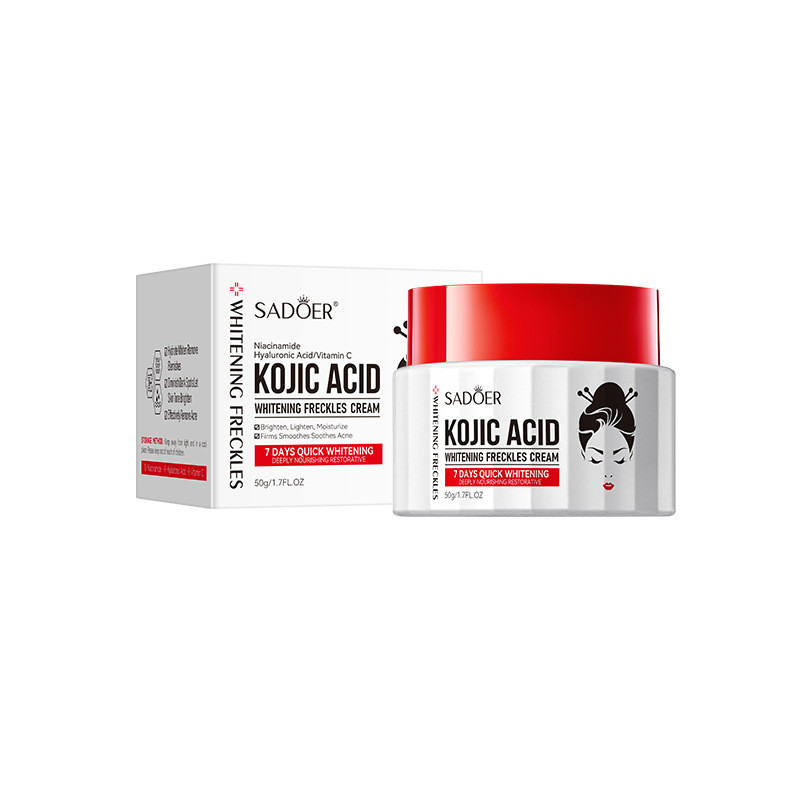 Koji Acid Freckle Removal Cream Moisturizing Brightening Rejuvenating Skin 50gSADOER ครีม
