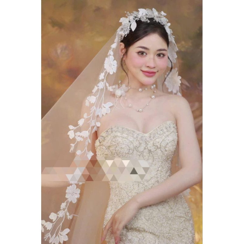 ผ้าคลุมเจ้าสาว ระดับไฮเอนด์ ผ้าคลุม รุ่น CV120
