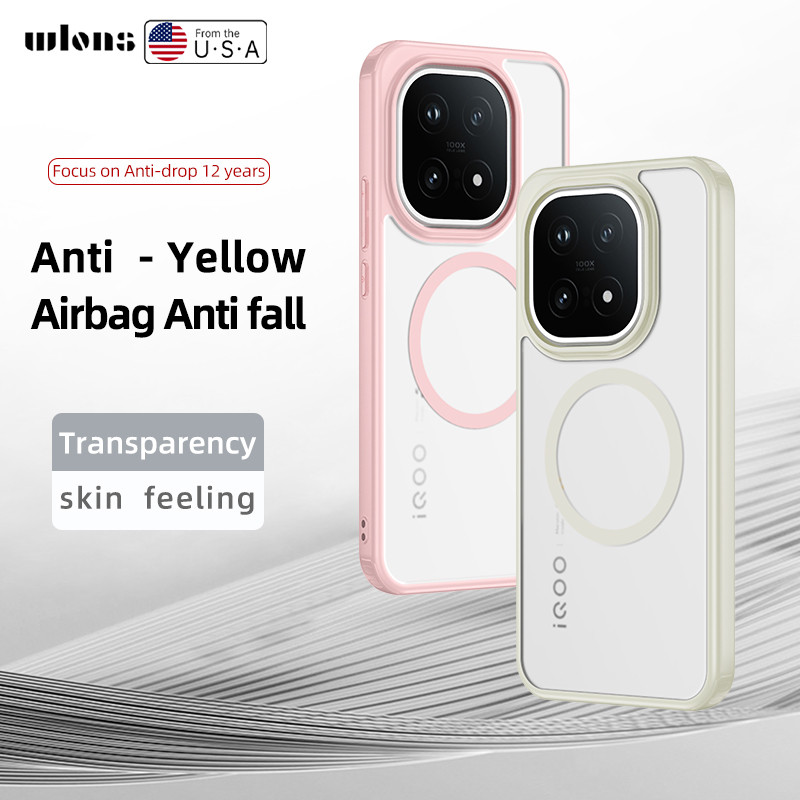 รถดูดถ้วยวงเล็บสําหรับ VIVO IQOO 15 IQ0015 IQOO15 สี่มุมกันกระแทกถุงลมนิรภัยโปร่งใส matting ฝาครอบ