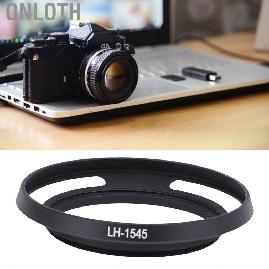 Onloth Onloth 52 มม. เลนส์ฮูด Fit สำหรับ Fujifilm XC 15-45 มม. เฉดสีโลหะ