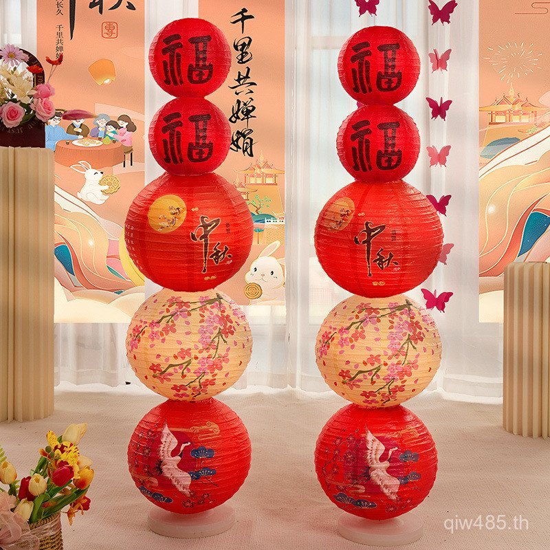 คอลัมน์โคมไฟห้างสรรพสินค้าอุปกรณ์ถ่ายภาพเหตุการณ์2024การตกแต่งโบราณตกแต่งตกแต่งกลางเทศกาลบรรยากาศฉาก