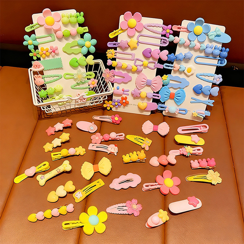 คลิปผมคูลอมิหวานและน่ารัก กิ๊บเด็ก หัวมนไม่บาดผิว กิ๊บเล็ก สวมใส่สบาย กิ๊บติดผม กิ๊ปน่ารักๆ รวมกิ๊บติดผม 14 ชิ้น - รูปที่ 4