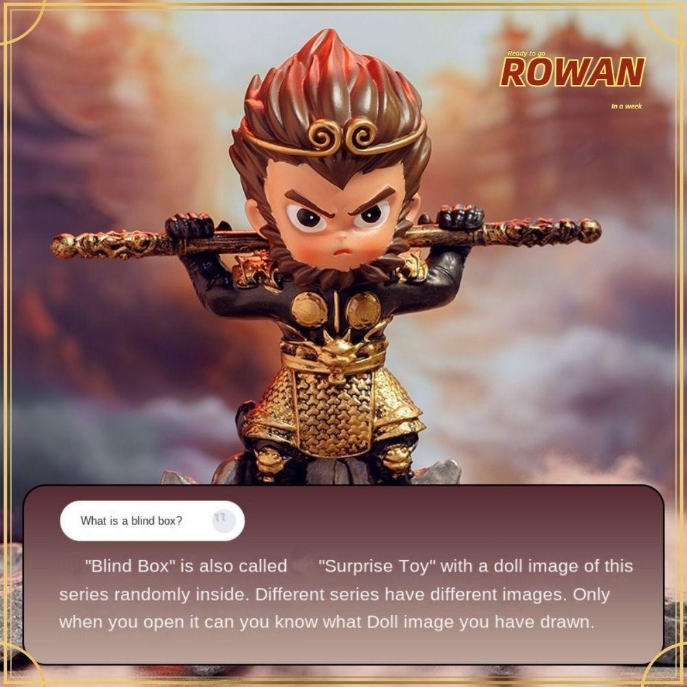 Rowans Desktop Decoration Creative Resin Black Myth Wukong Game Box High Quality Sun Wukong Figure C