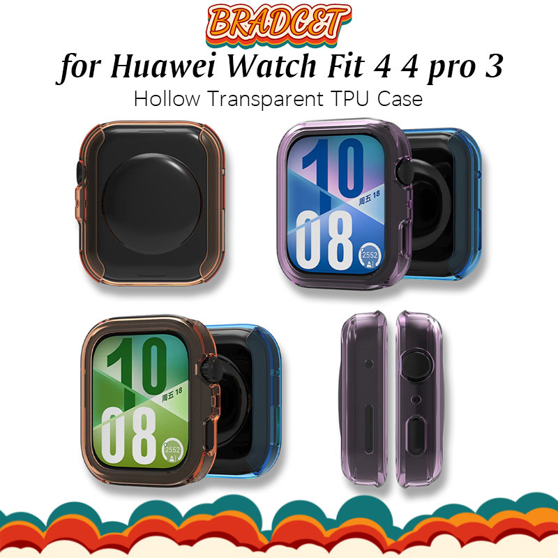 กรณี TPU อ่อน for HUAWEI Watch Fit 4/Fit 4 Pro ปกป้องกันหน้าจอ for Huawei Fit 4/4 Pro Case Cover