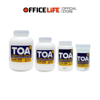 TOA (ทีโอเอ) กาวลาเท็กซ์ งานอเนกประสงค์ รุ่น LA-22S ขนาด 4 , 8 , 16 และ 32 ออนซ์ เนื้อกาวสีขาว ( 1 กระปุก )
