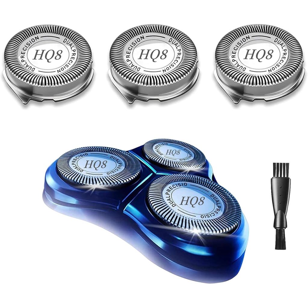 HQ8 หัวเปลี่ยนเข้ากันได้กับ Philips Norelco สําหรับเครื่องโกนหนวด Aquatec PT720 PT730 AT810 AT815 AT