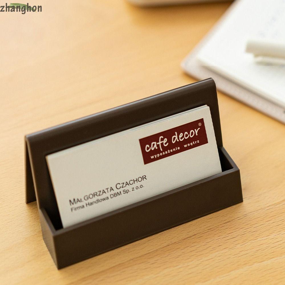 ZHANGHONG Business Card ,ทนทาน Location Card Organizer Desktop Shelf Box,คุณภาพสูง Simple Creative D
