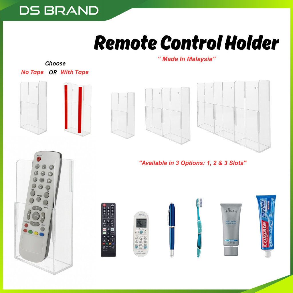 Bekas Kawalan Jauh อะคริลิค/รีโมทคอนโทรล Multi Slot DS BRAND D1