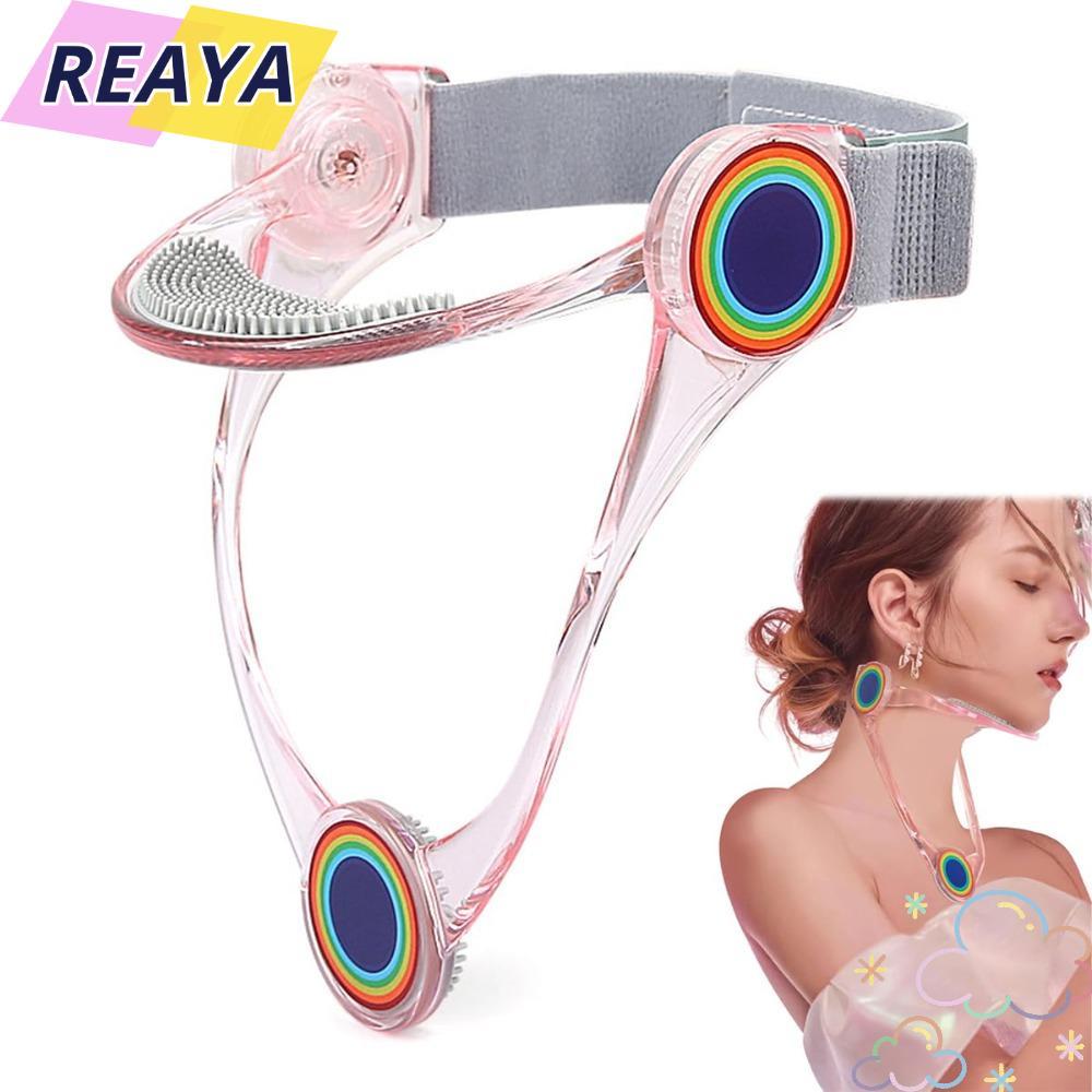 รียา Correctorท่าทาง, TPU รั้งคอพับได้,แบบพกพากระดูกสันหลังส่วนคอบรรเทาคอแก้ไขปรับคอ Traction อุปกรณ