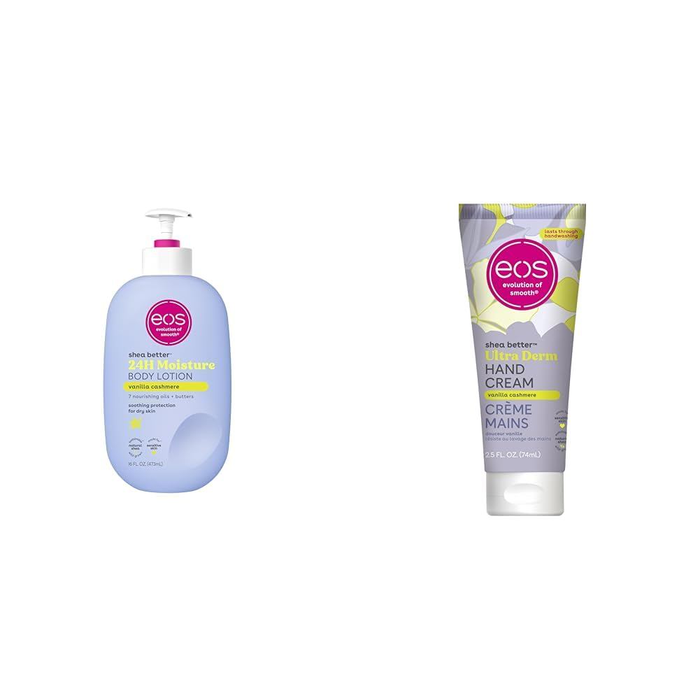 Bundle of eos Shea Better Vanilla Cashmere- Body Lotion + ครีมทามือ