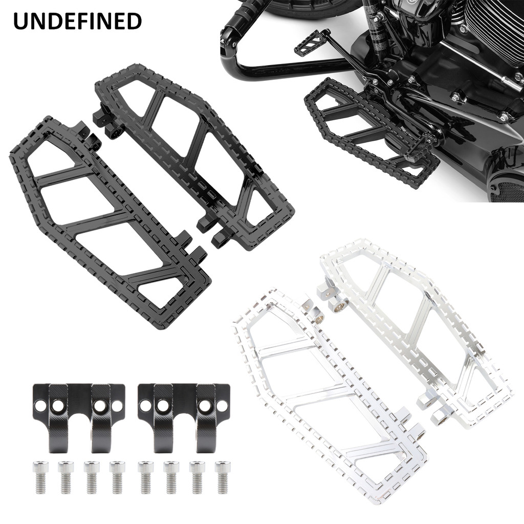 UN Riot Floorboards หมุดเท้าด้านหน้าสําหรับ Harley Dyna FLD 2012-2016 FL Softail 1986-2017 Touring 1