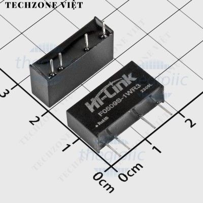 HLK-F0509S-1WR3 แปลงอินพุต DC-DC 5V ถึง 9V 1W TechZone Viet
