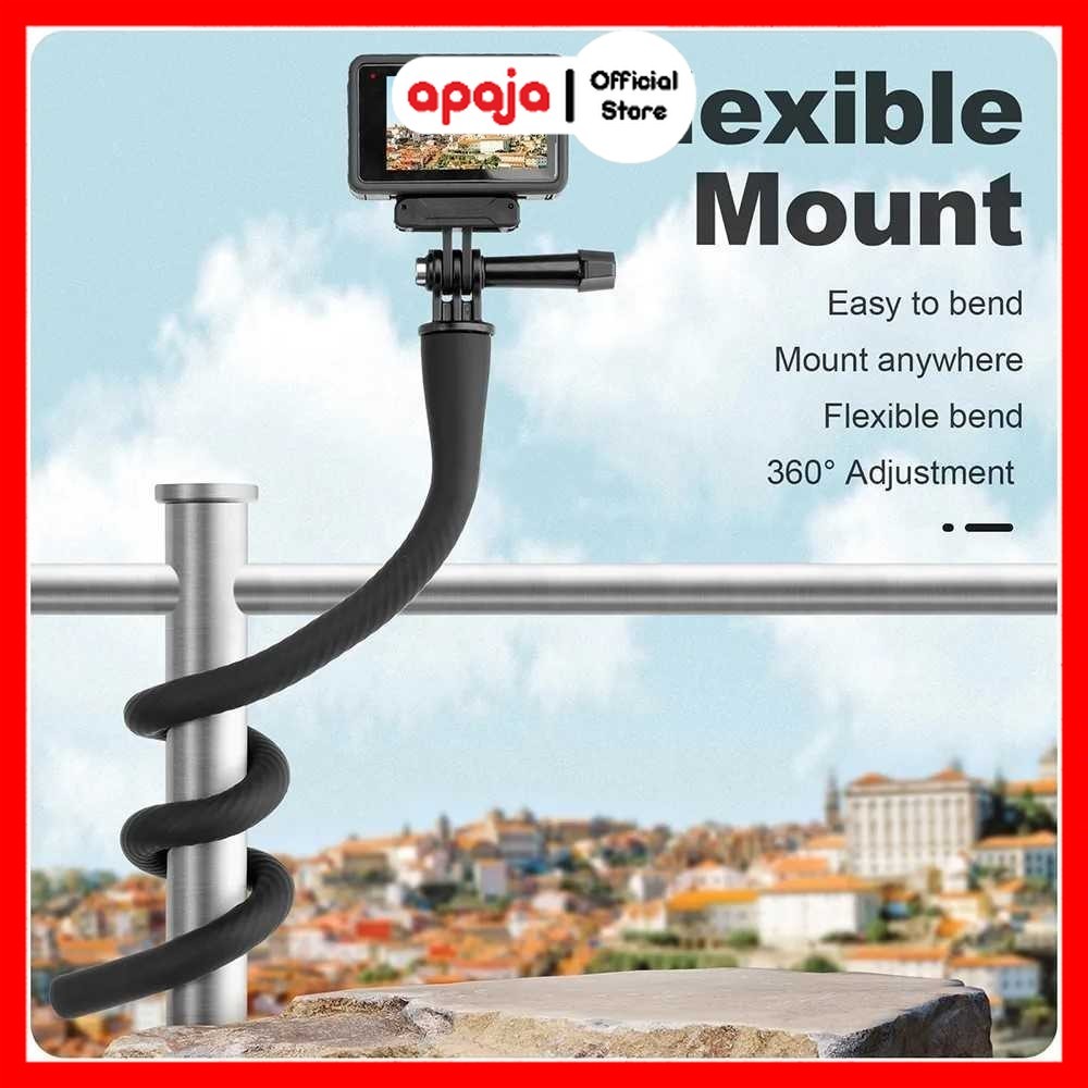 ขายึดกล้องแบบยืดหยุ่น Apaja สําหรับกล้อง GoPro DJI Action - TE-FM-002