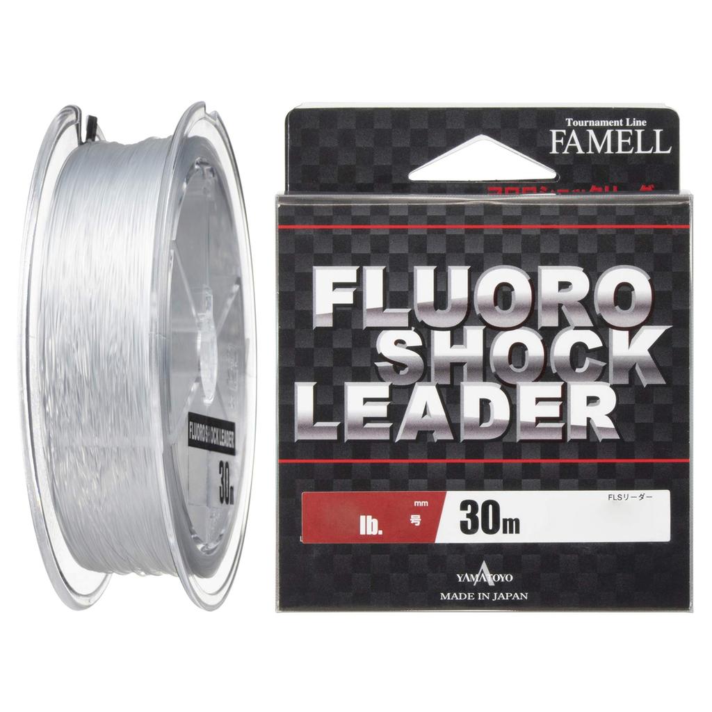 Yamatoyo Leader Fluoro Shock Leader Fluorocarbon 30m 8号 30lb Clear