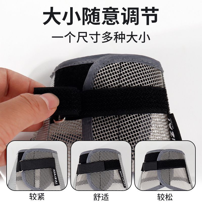 Breathable Pet Muzzle Medium Large Dog Anti-Bite Anti-Eating Dog Muzzle Adjustable Dog Muzzle2025110