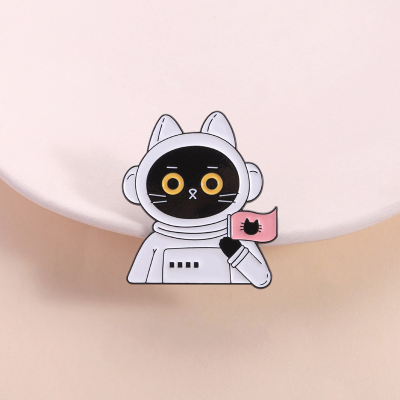 เข็มกลัดแมวน่ารัก ธีมาวกาศ ของขวัญสำหรับคนชอบดาราศาสตร์