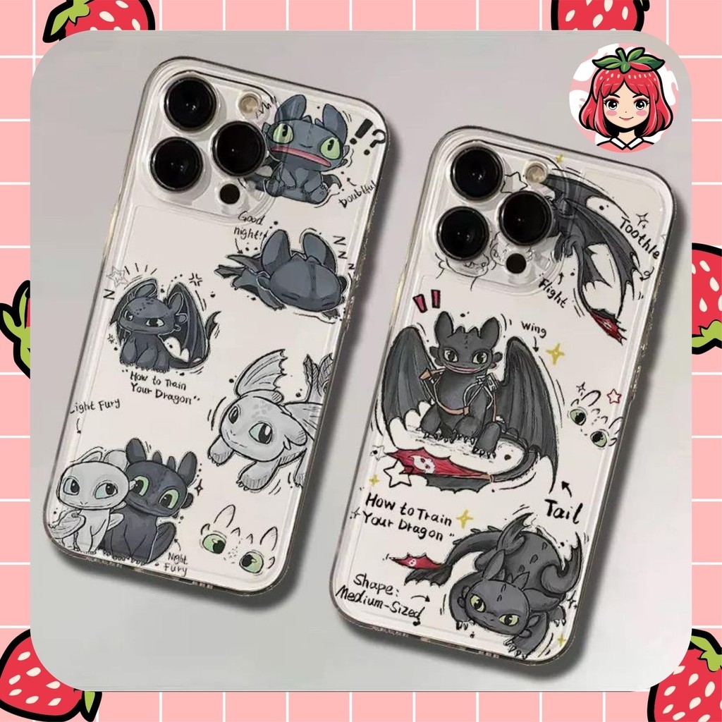 DRAGON TOOTHLESS ANGEL EYE PRINTING กรณี redmi a5 13 14c 12c 12 4g m5 12 10 7a 9 9a 9c note 8 9 10 1