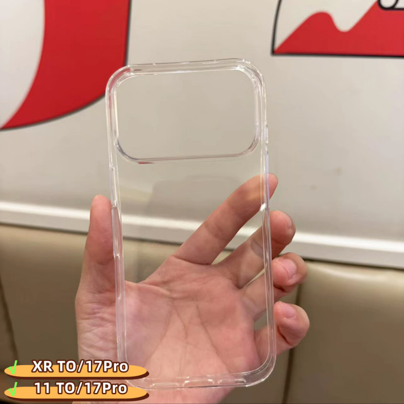 เคสโทรศัพท์สําหรับ diy xr ถึง 17pro Cover xr เช่น 17Pro Case 11 in 17 pro ฝาครอบป้องกันด้านหลัง