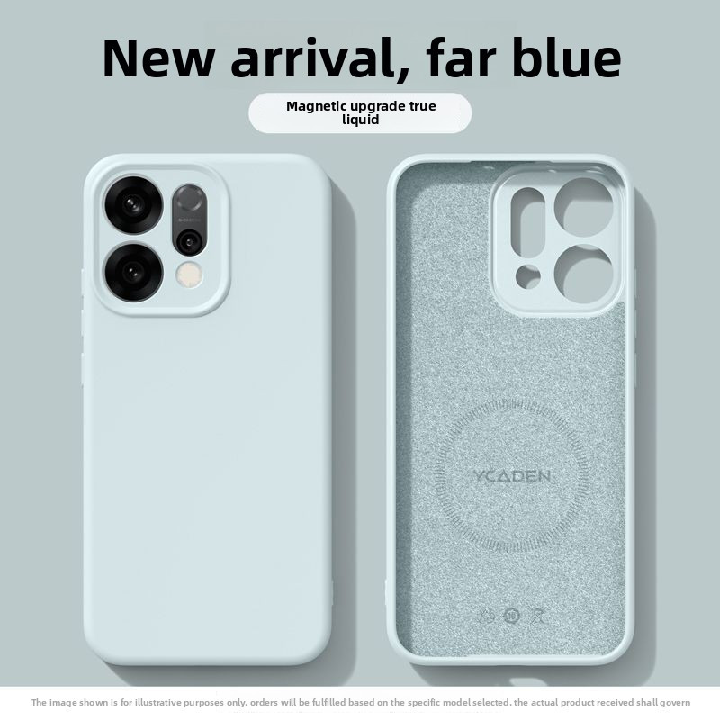 เคสซิลิโคนเหลวสําหรับ Oppo find x9 pro ปลอก oppo find x9 Magnetic Coverr Precision Hole Magnetic Sho