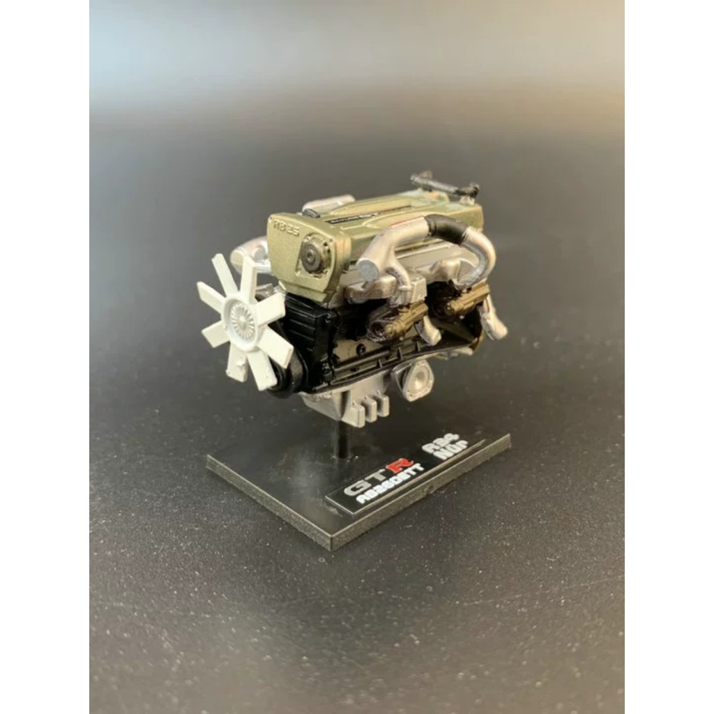 ของเล่นเวอร์ชั่นญี่ปุ่นCabin 1: 24 Nissan RB26DETT เครื่องยนต์รุ่น Original Egg Capsule ของเล่น