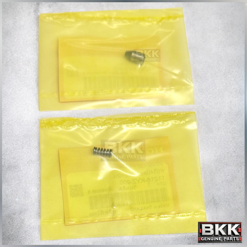 สลักตัวกดลูกปืน+สปริงแท้ศูนย์ Wave125i ปลาวาฬ /125iLED ปี19-26 /MSX125 /MSX GROM /CT125 (11215-KYZ-900+11216-KYZ-900) ราคา ถูกที่สุด ดีลบีเคเค แกลเลอรีภาพที่ 2