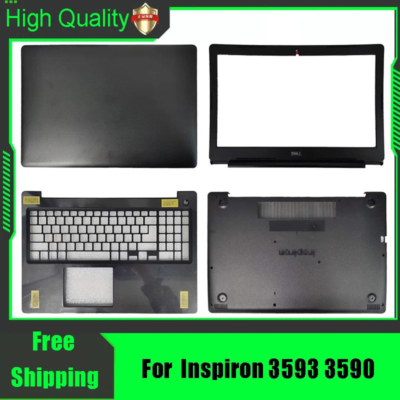 สําหรับ Dell Inspiron 3593 3590 แล็ปท็อป Lcd ด้านหลังฝาครอบด้านบนด้านหน้า Bezel Palmrest ด้านล่างฐาน