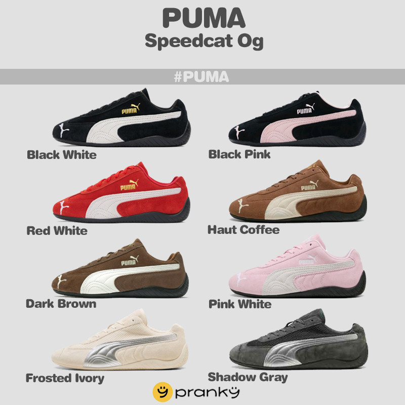 (พร้อมส่ง&พรีออเดอร์12-15วัน) Puma Black White/Red White/Haut Coffee พรีออเดอร์ รุ่นฮิต รองเท้าผ้าใบ ลิขสิทธิ์แท้ 100%