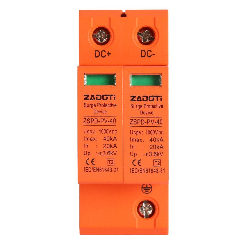 SPD Lightning Protector DC1000V2p3p40ka DC Protector Lightning Protector Surge Cross-Border โซลาร์เซ