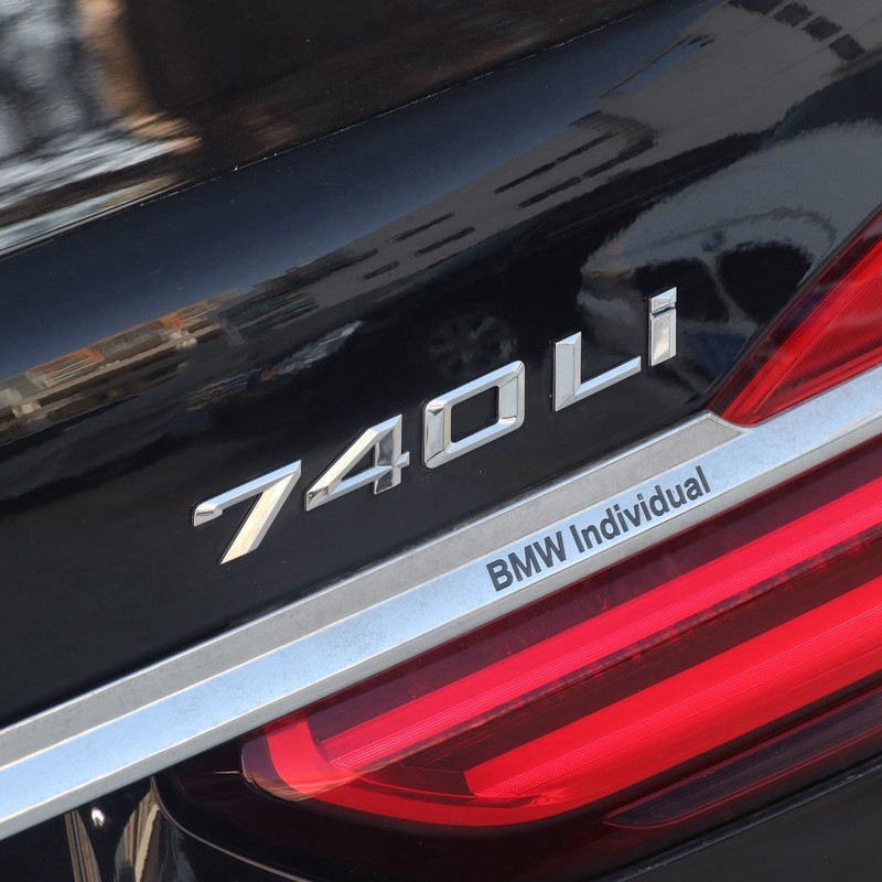 เหมาะสําหรับโลโก้รถ BMW 7 Series M730li โลโก้ 740 สติกเกอร์รถ xdrive โลโก้หาง 760li โลโก้คํา 750 การ
