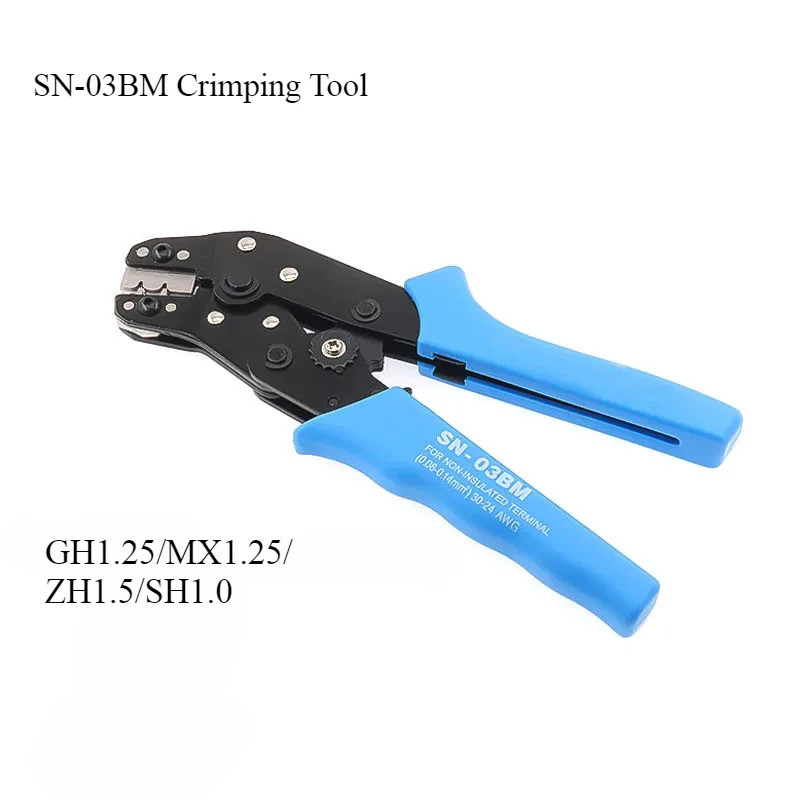 SN-03BM SN-01BM SN-2549 Crimper GH1.25 MX1.25 ZH1.5mm 2.0 3.96 4.2 6.2 Terminal Wire Crimp Tool 0.08