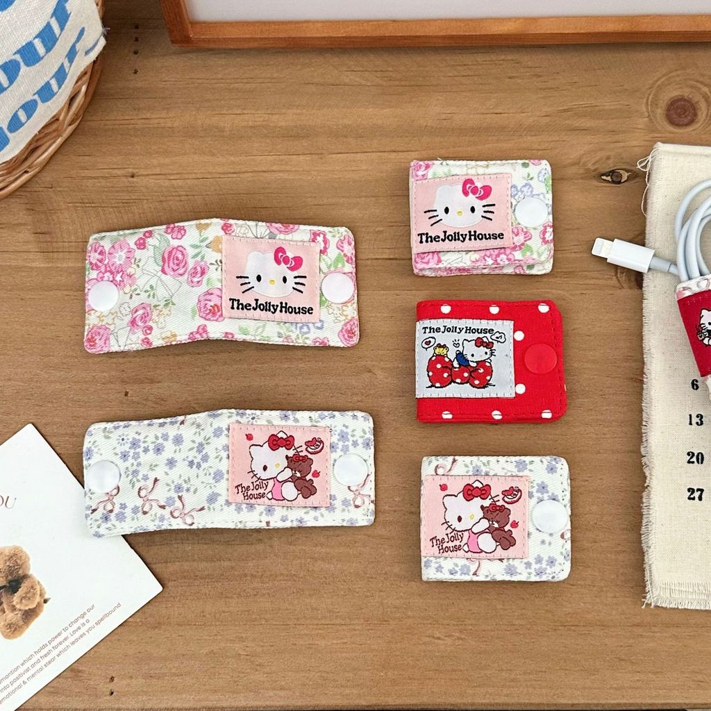 Ins น่ารัก kitty Cat Data Storage อุปกรณ์สายหูฟังOrganizerแบบพกพาสายชาร์จHandyเครื่องมือ ราคา ถูกที่สุด ดีลบีเคเค แกลเลอรีภาพที่ 3