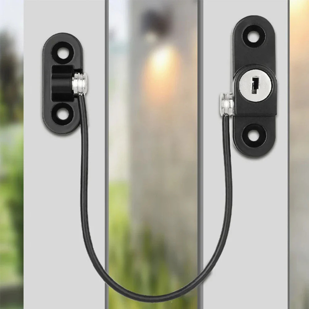 เด็กความปลอดภัยล็อคหน้าต่างประตูล็อค Key Home Security ตู้ตู้เย็นเปิดสาย Baby Care เด็กความปลอดภัย L