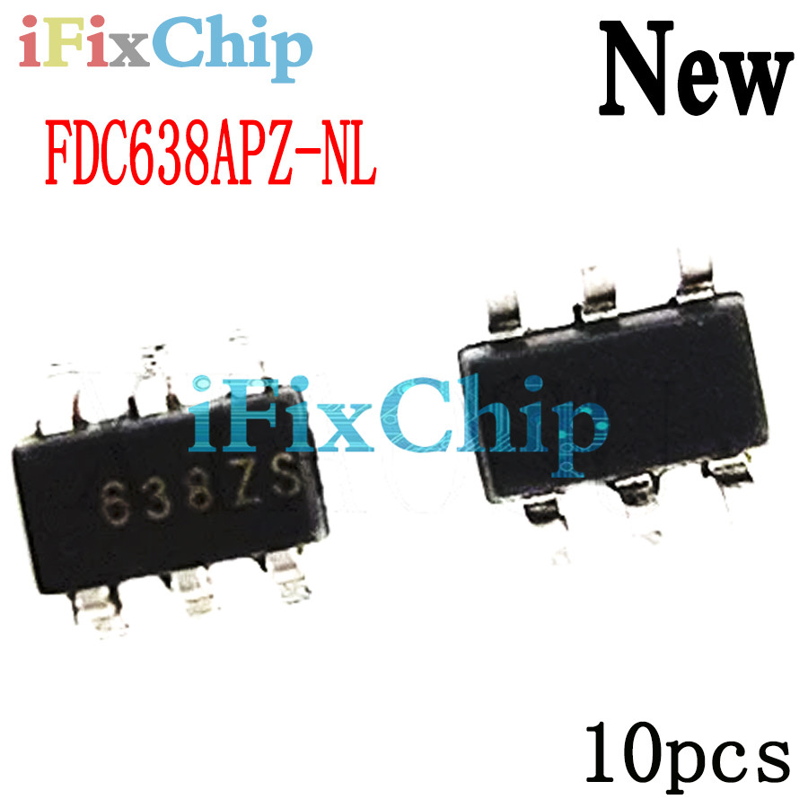 10 ชิ้นใหม่เอี่ยม FDC638APZ-NL 638Z SOT23-6