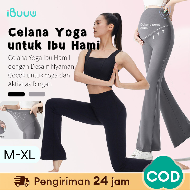 กางเกงโยคะคนท้องแบบปรับได้ Gym กางเกงออกกําลังกายผู้หญิง Y119+C0012G4