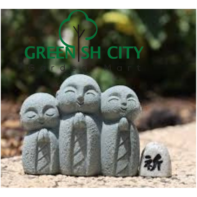 Greenishcity - CNY DECORTATION Jizo Bodhis รูปปั้น Jizo น้อย (小地), ตุ๊กตา Zen หรือรูปปั้นพระน้อย