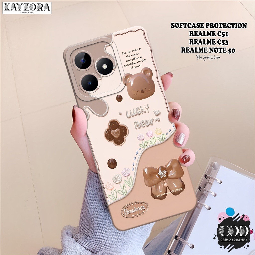เคส HP Realme C51 / C53 / Note 50 - เคสแฟชั่นการ์ตูน - เคส Realme C51 / C53 / Note 50 Softcase - เคส