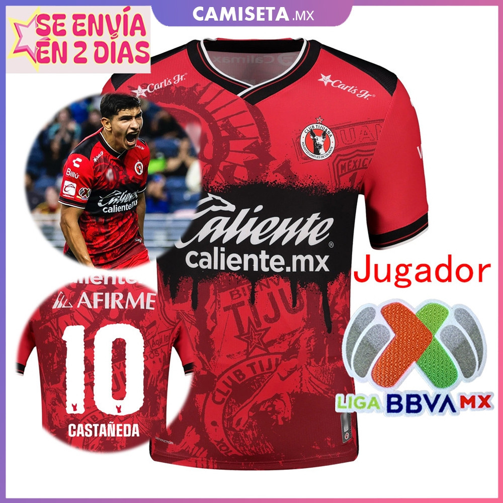 เสื้อยืดทีมฟุตบอล Tijuana Xolos ฤดูกาล 2025-26 พร้อมบริการกำหนดเองชื่อและหมายเลข