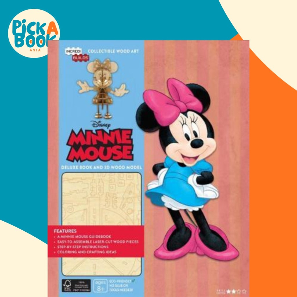 Incredibuilds: Walt Disney: Minnie Mouse Deluxe Book โดย Greenberg (ฉบับ US ปกแข็ง)