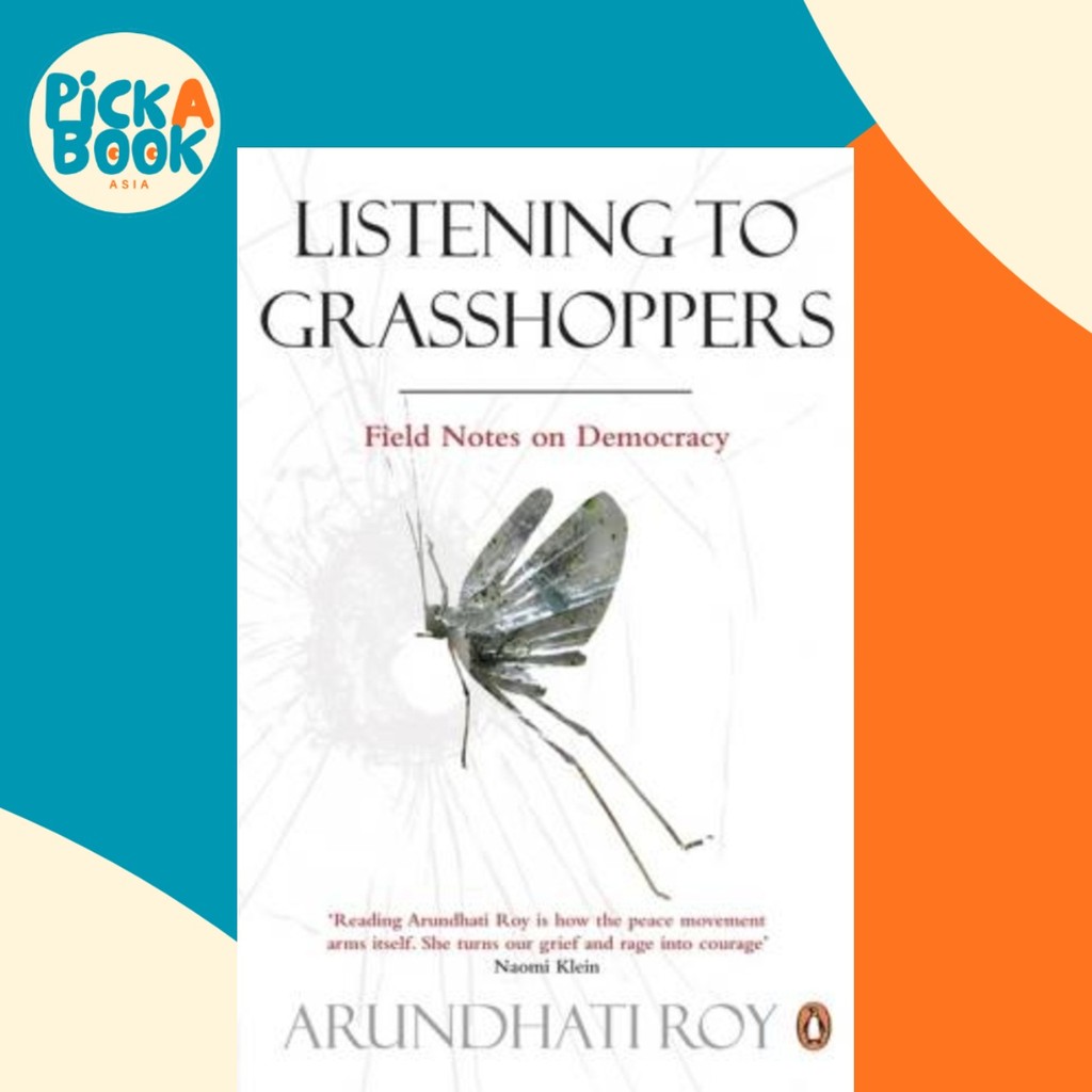 ฟัง Grasshoppers : Field Notes on Democracy โดย Arundhati Roy (ฉบับสหราชอาณาจักร ปกอ่อน)