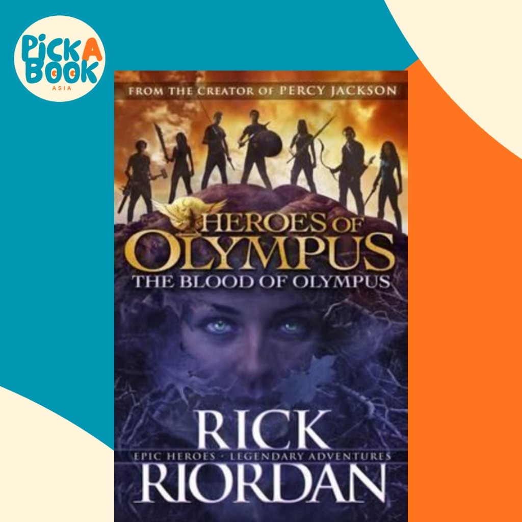 - The Blood of Olympus (Heroes of Olympus Book 5) โดย Rick Riordan (ฉบับสหราชอาณาจักรปกอ่อน)