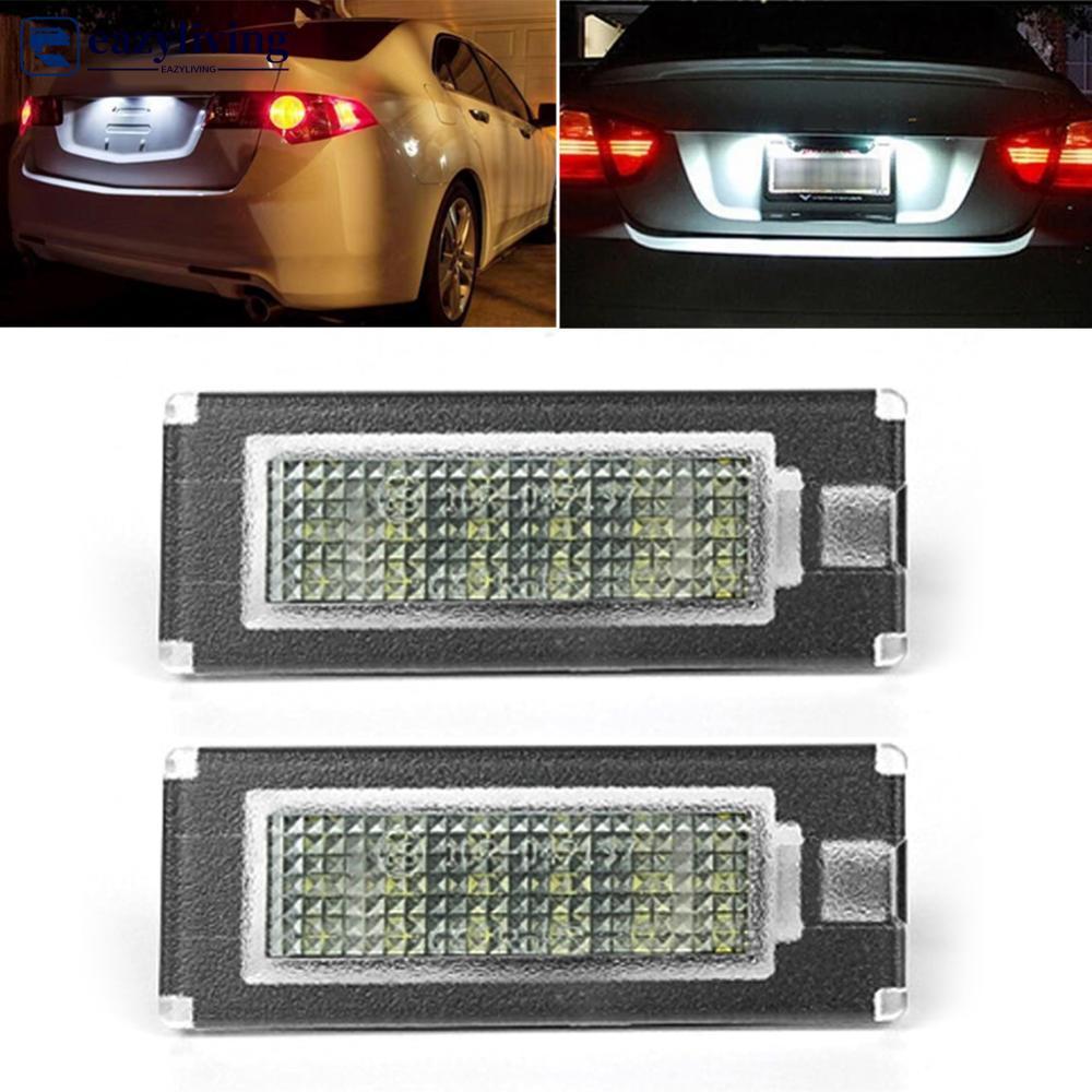 EAZYLIVING 2pcs รถ LED จํานวนใบอนุญาตโคมไฟสําหรับ Peugeot Boxer Citroen Jumper Fiat Ducato กล่องรถบั