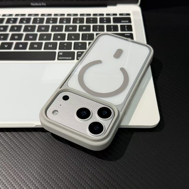 หรูหราสําหรับกรณีชาร์จไร้สายสําหรับ ไอโฟน 17อากาศ 11 12 13 14 15 16 17 มือโปร สูงสุด บวกโปร่งใสฮาร์ดปกหลัง - รูปที่ 3