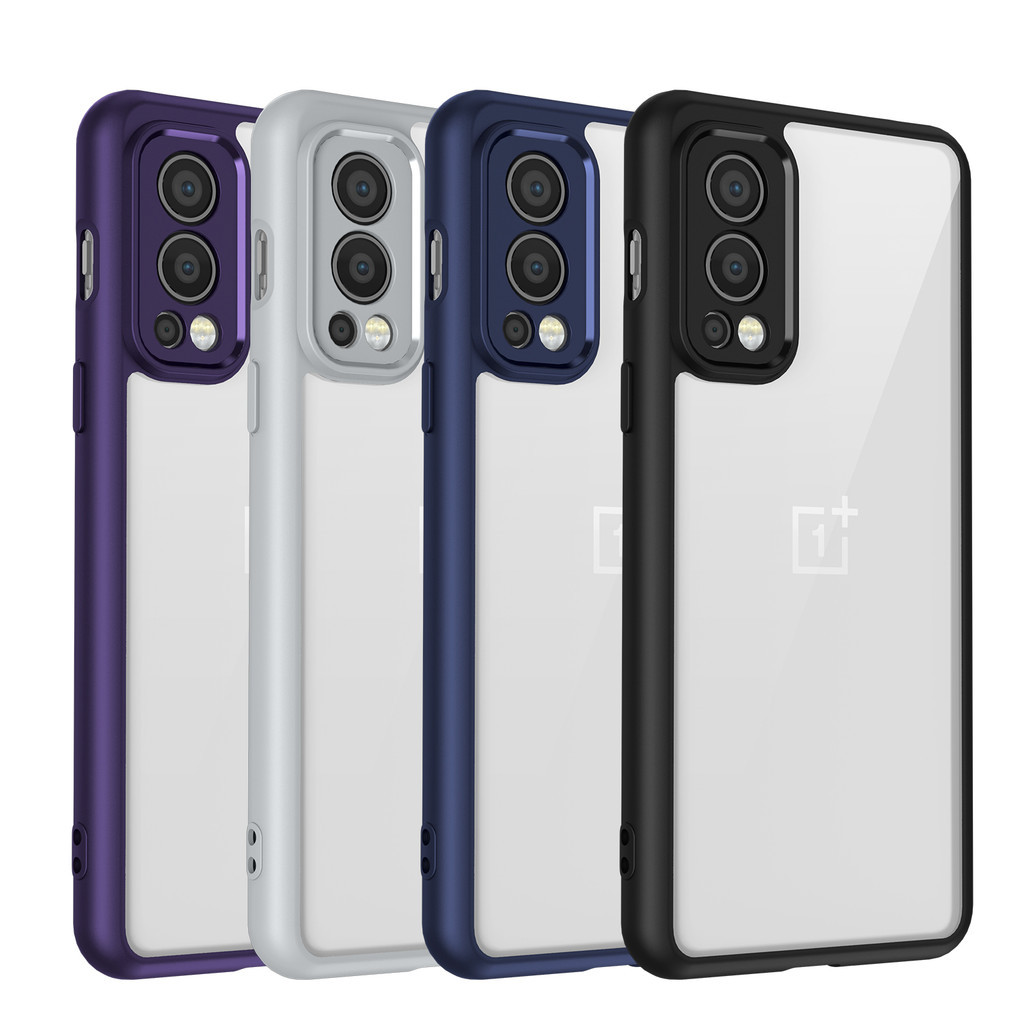 เคส OnePlus Nord 2 5G ปลอก 6.43 นิ้วรุ่น DN2101, DN2103 หรูหรา Frosted โปร่งใสสําหรับ OnePlus Nord 2