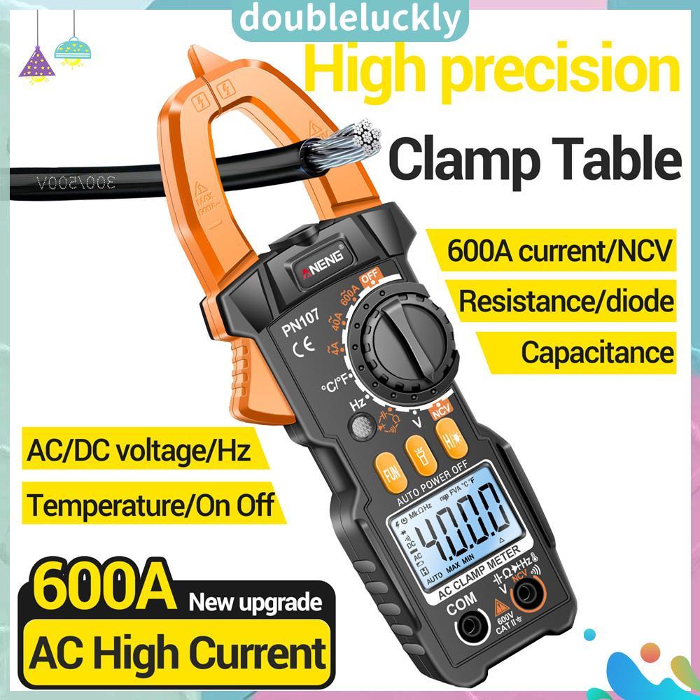 ANENG PN107เครื่องมัลติมิเตอร์ดิจิทัล AC/DC ทดสอบอุณหภูมิ มัลติเทสเตอร์ True RMS 4000