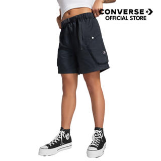 CONVERSE กางเกง รุ่น UTILITY FESTIVAL SHORTS BLACK -ผู้หญิง …